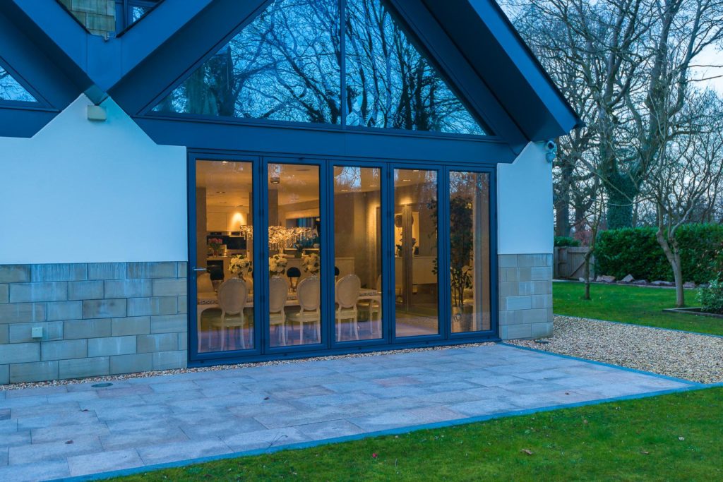 bifold doors glow heated glass